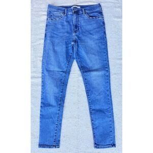 Levis Jeans Women's 30 Blue 720 High Rise Super Skinny Stretch Cotton Blend